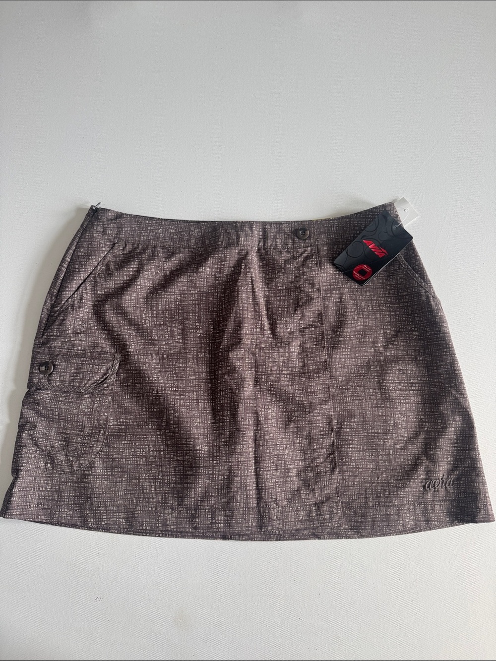 Avia Brown Woven Skort